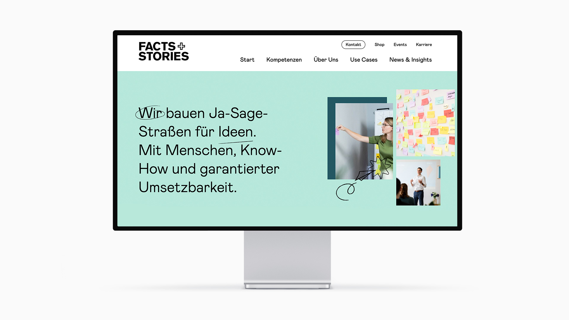 Facts and Stories Website Ansicht 01