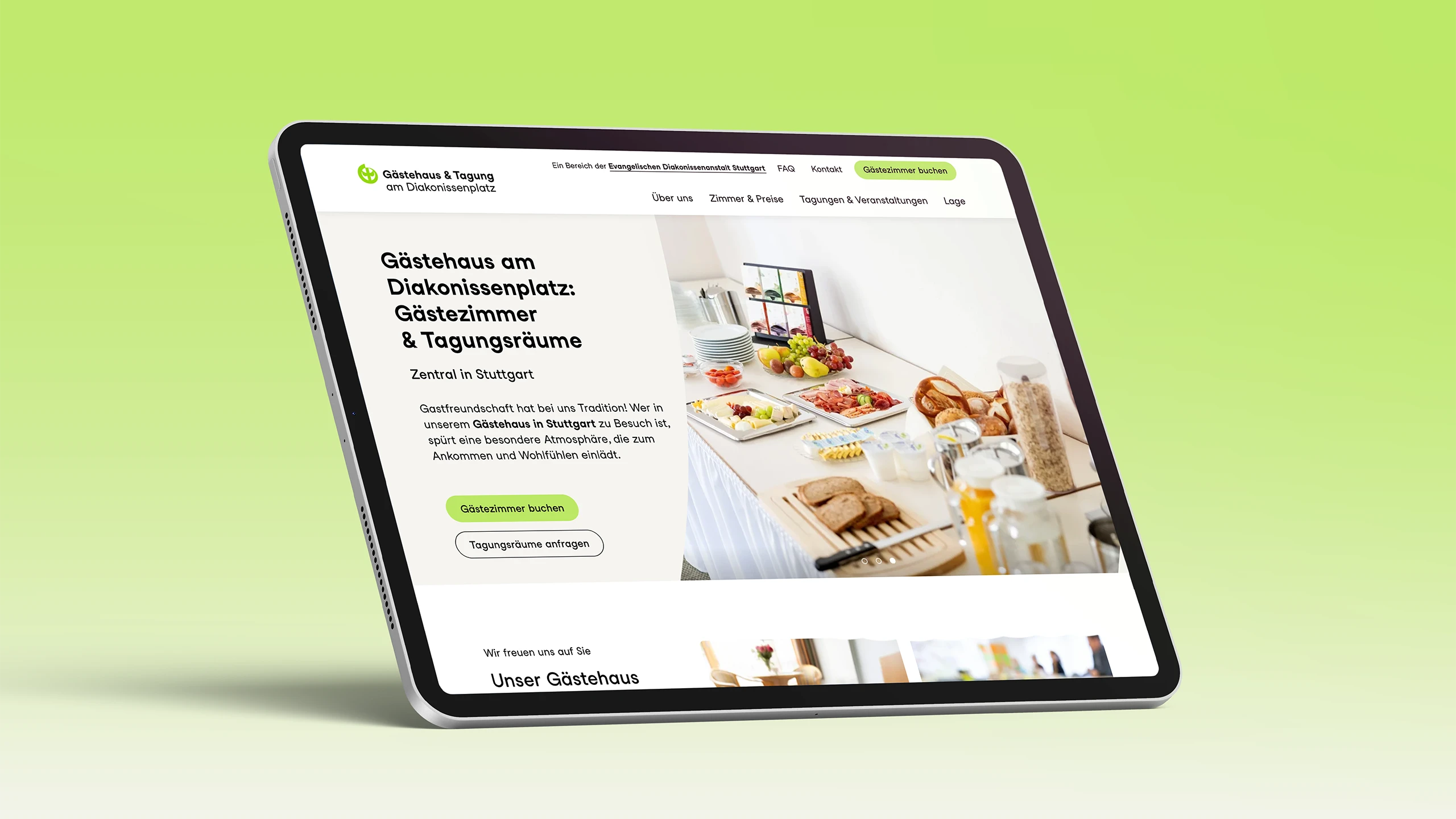 Diak Website Gästehaus